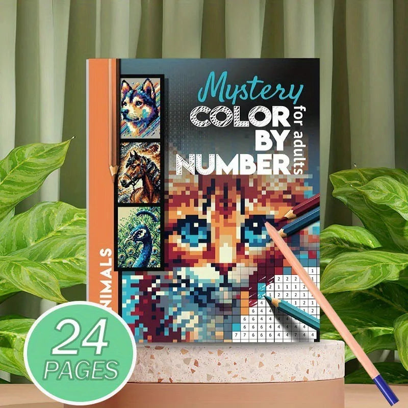Fantasy Mosaic Digital Coloring Book Creative Hobby Beautiful