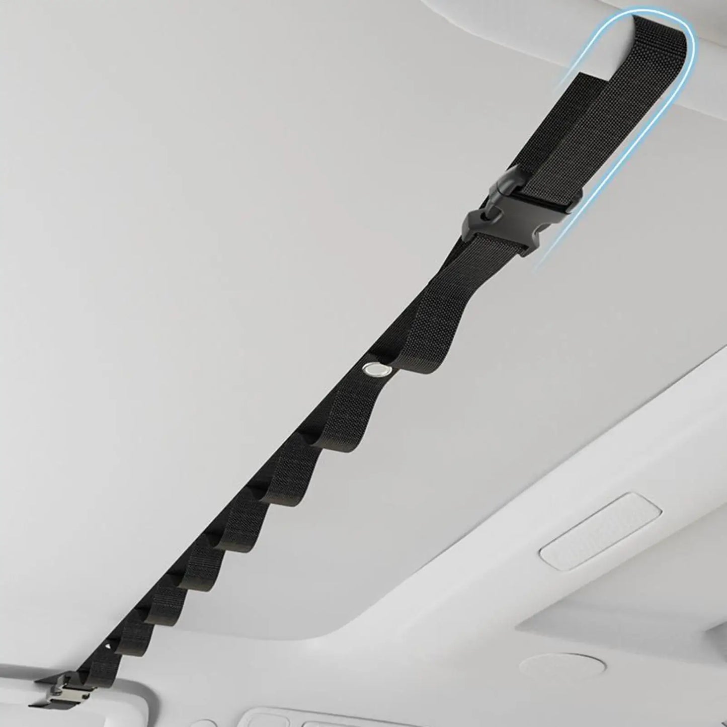 Portable Car Clothesline Hanger | Adjustable Travel Rope
