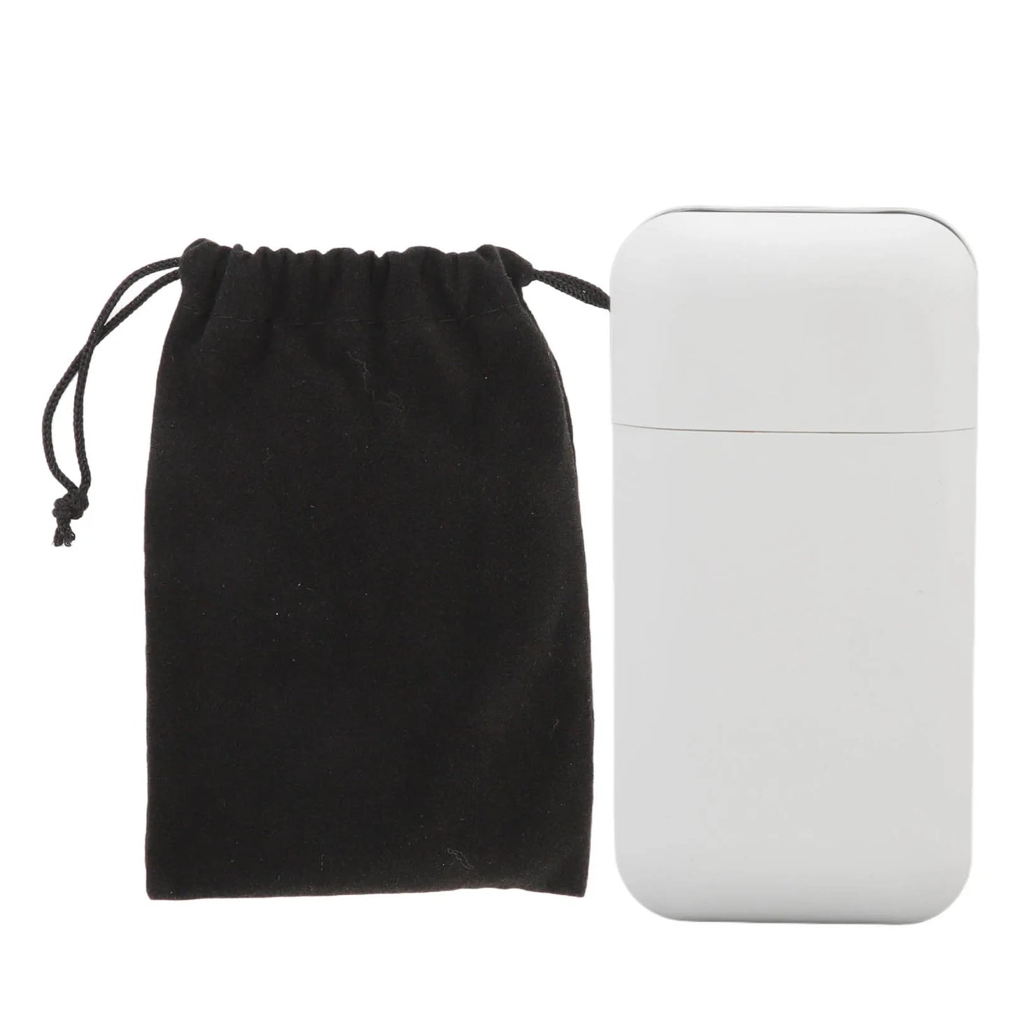 Cigarette Case Dual Use Pressure Proof Adjustable Height Keep Freshing Cigarette Box Holiday Gift for Travel Peaceful Pleasures Health and Wellness White