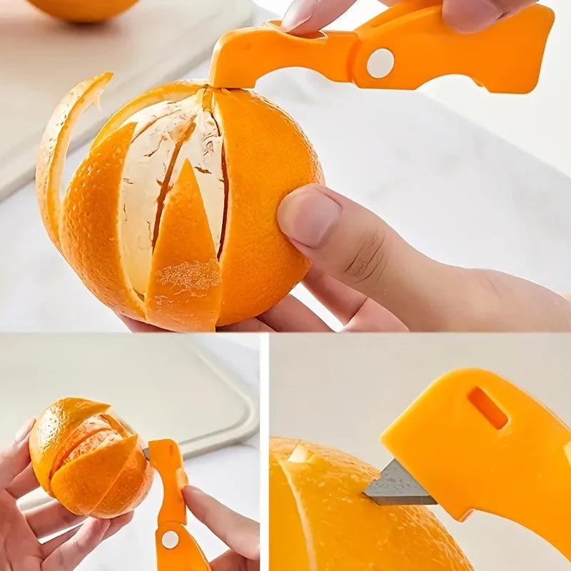 Multifunctional Orange Peeler Grapefruit Peeler Pomegranate Peeler Orange Fruit Cutter Fruit Knife Citrus Peeling Kitchen Tool Peaceful Pleasures Health and Wellness