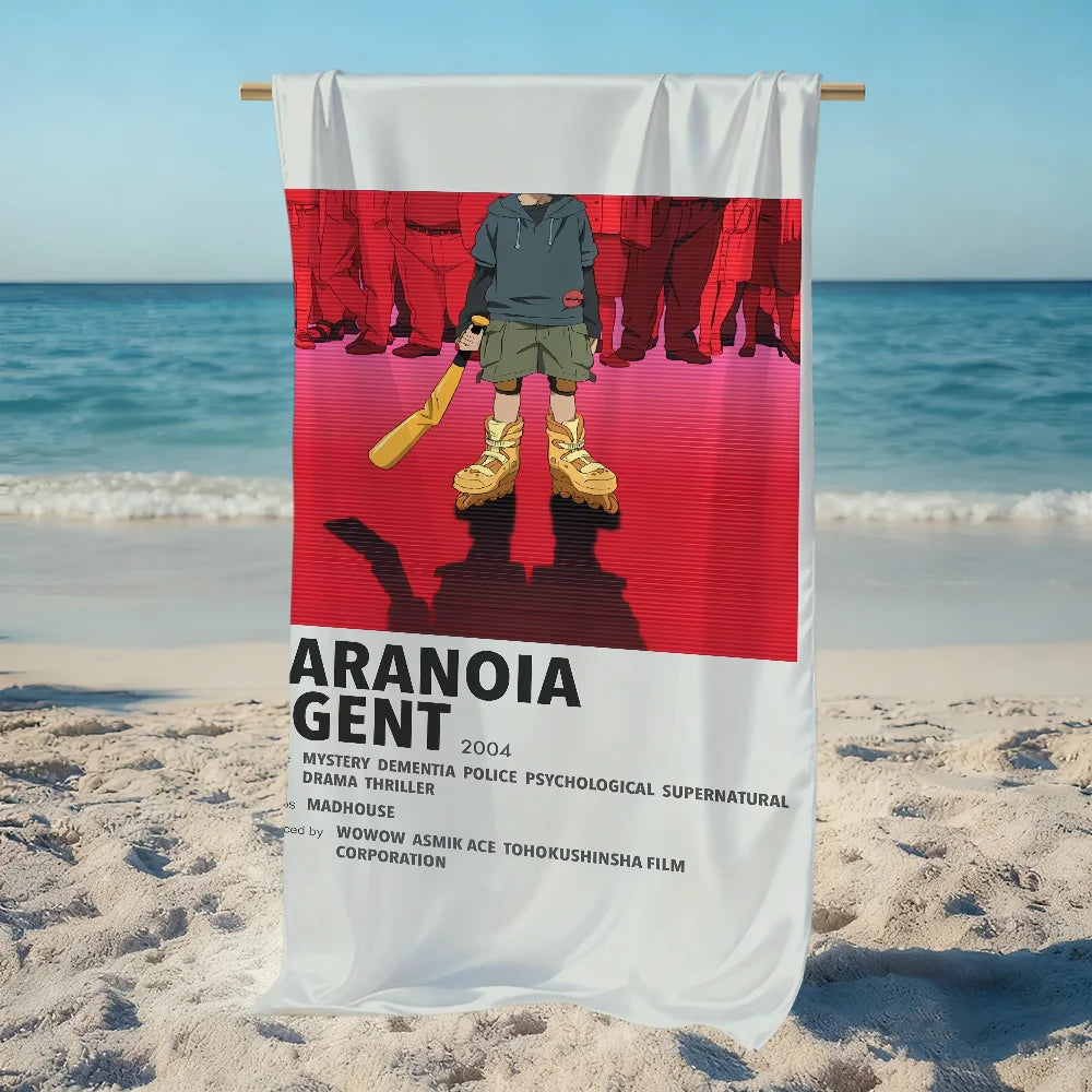 Anime Quick-Dry Beach Towel | Soft Pool Towel for Travel & Gym Quick-Dry Beach Towel Peaceful Pleasures Health and Wellness
