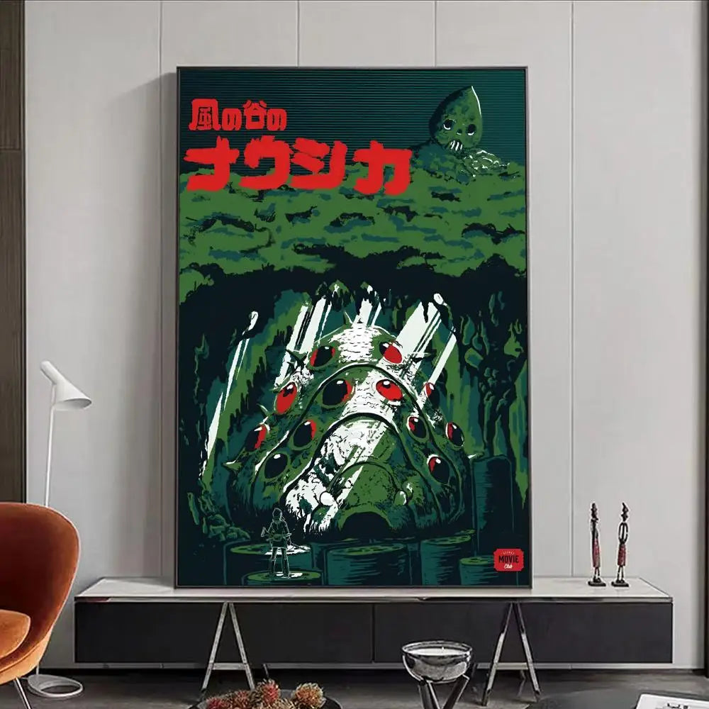 Nausicaä of the Valley of the Wind Anime Canvas Wall Art Poster