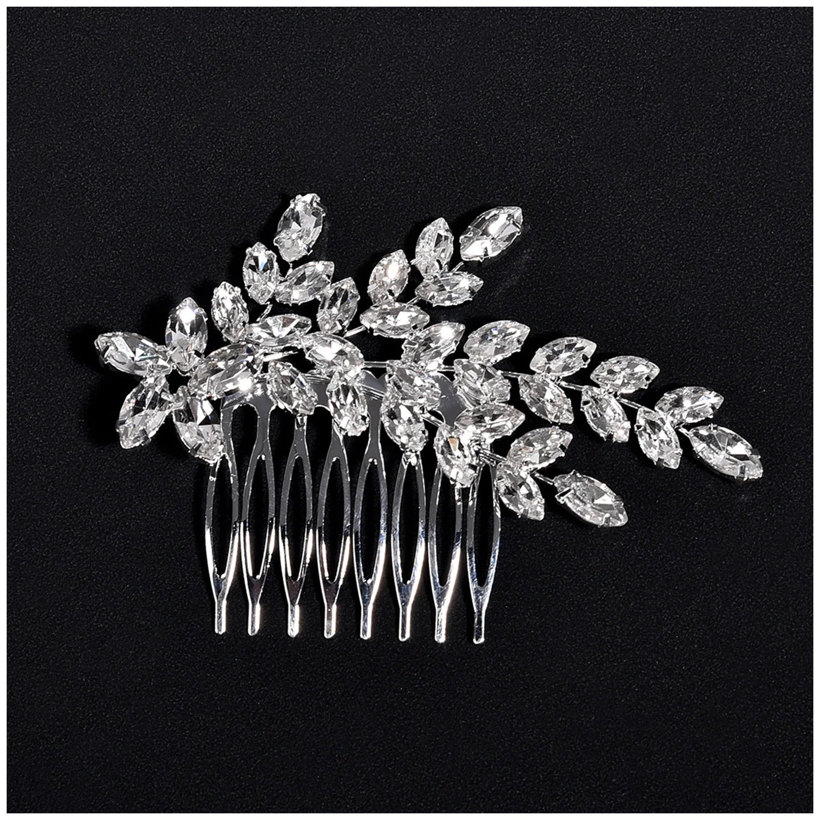 Glittering Hair Combs Clips Hair Fork Luxurious Messy Bun Maker with Glass Diamond for Banquet Wedding Gown Hair Clips Peaceful Pleasures Health and Wellness Style 1