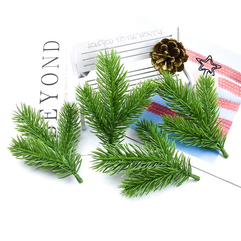 Artificial Green Grass Picks 10/30Pcs | Christmas & Wedding Decor