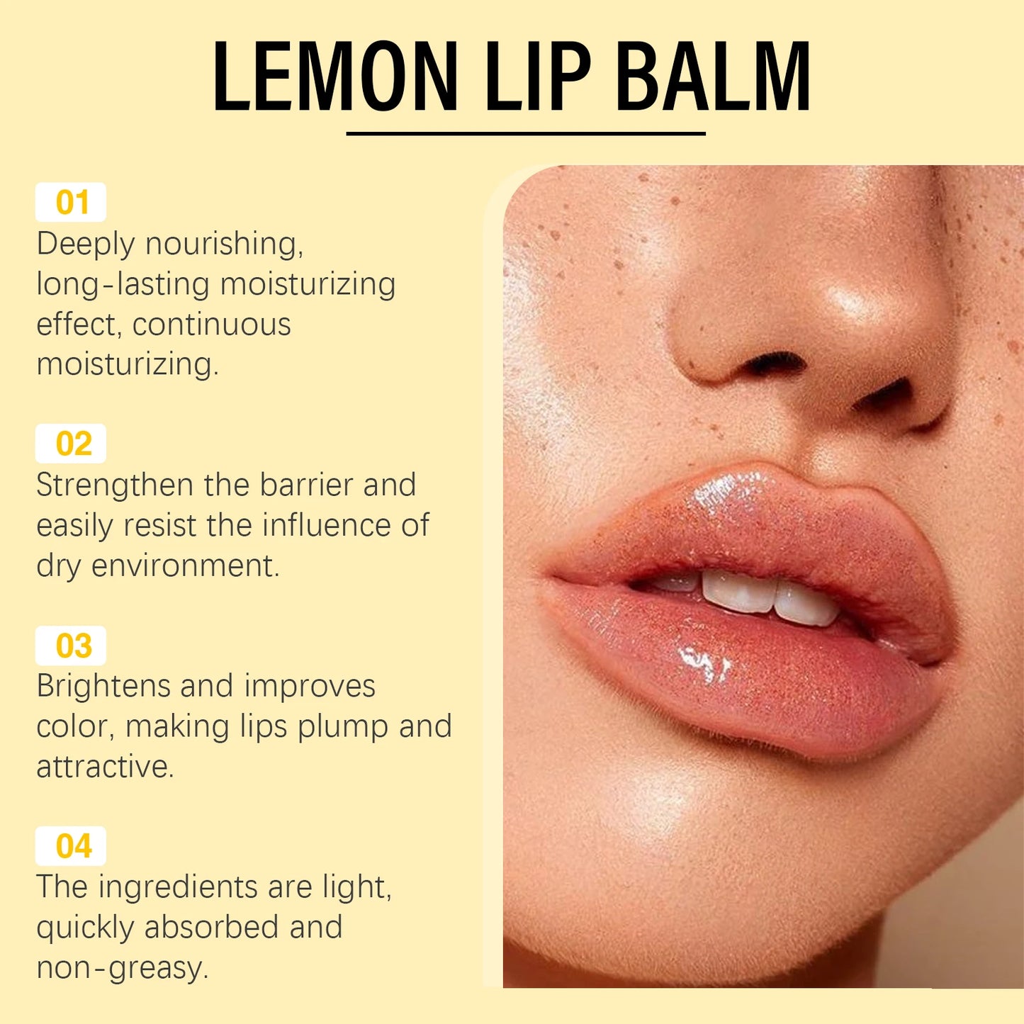 Lemon Turmeric Lip Balm – Brighten Dark Lips & Deep Moisture Peaceful Pleasures Health and Wellness