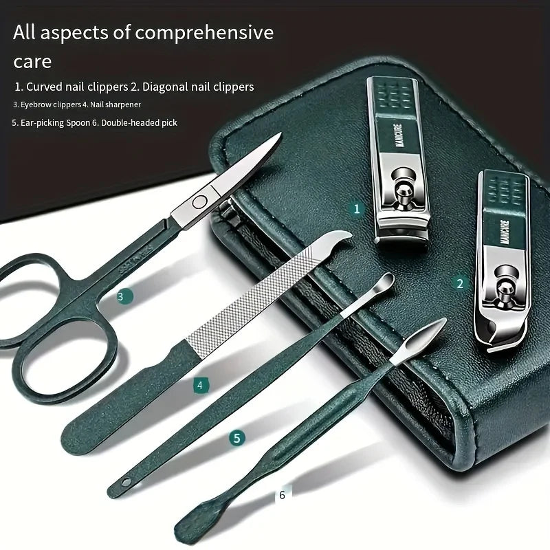 Manicure & Pedicure Set – Stainless Steel Nail Care Kit