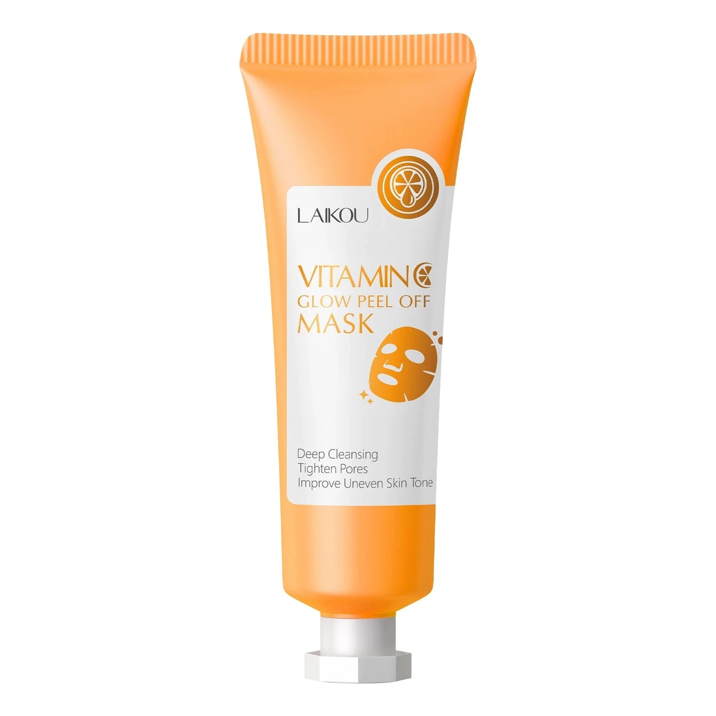 LAIKOU Vitamin C Peel Mask – Whitening, Blackhead & Anti-Aging