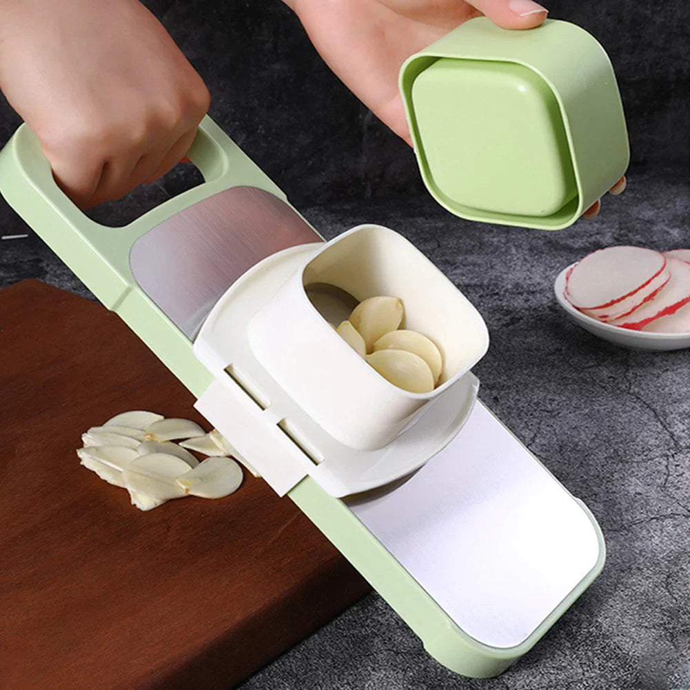 5-in-1 Stainless Steel Vegetable Slicer Chopper & Cutter