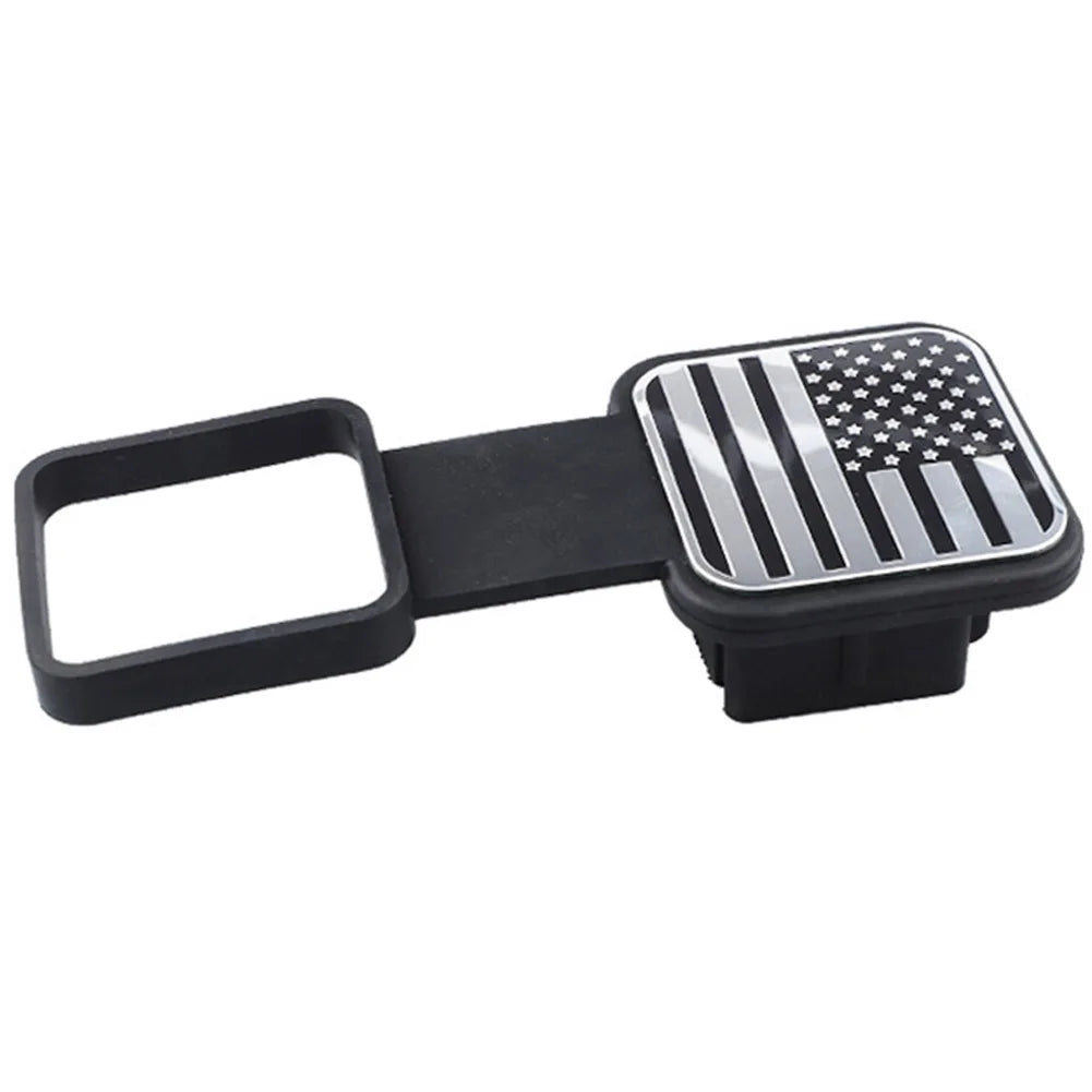 Trailer Hitch Receiver Cover Plug Waterproof Tube Cap Protector Trailer Hitch Cover 2 Inch Receiver Auto Square Plug Peaceful Pleasures Health and Wellness c
