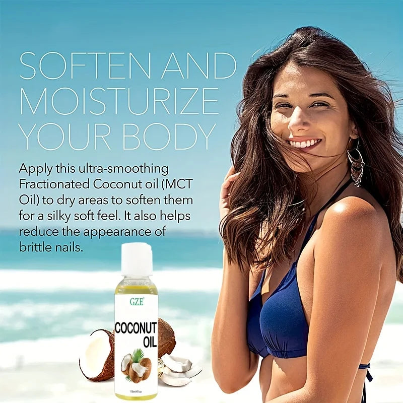 GZE Fractionated Coconut Oil | Carrier & Massage Oil 118ml Carrier Oil Peaceful Pleasures Health and Wellness