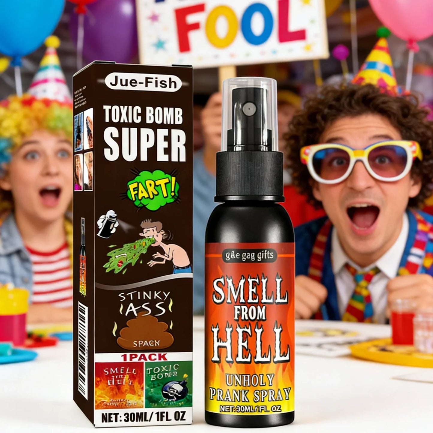 Fart Spray Prank 30ml – Non-Toxic Stink Bomb Gag Gift