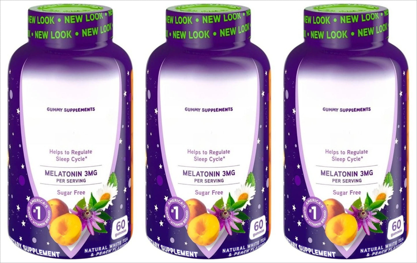 Sleep Gummies – Melatonin 3mg, Chamomile & Lemon Balm | 60ct