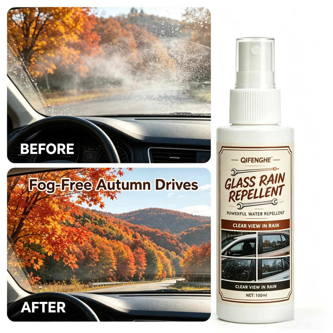 Glass Rain Repellent Spray for Car Windshield & Mirrors 100ml
