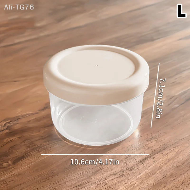 Round Portable Food Storage Container with Lid | Fresh-Keeping