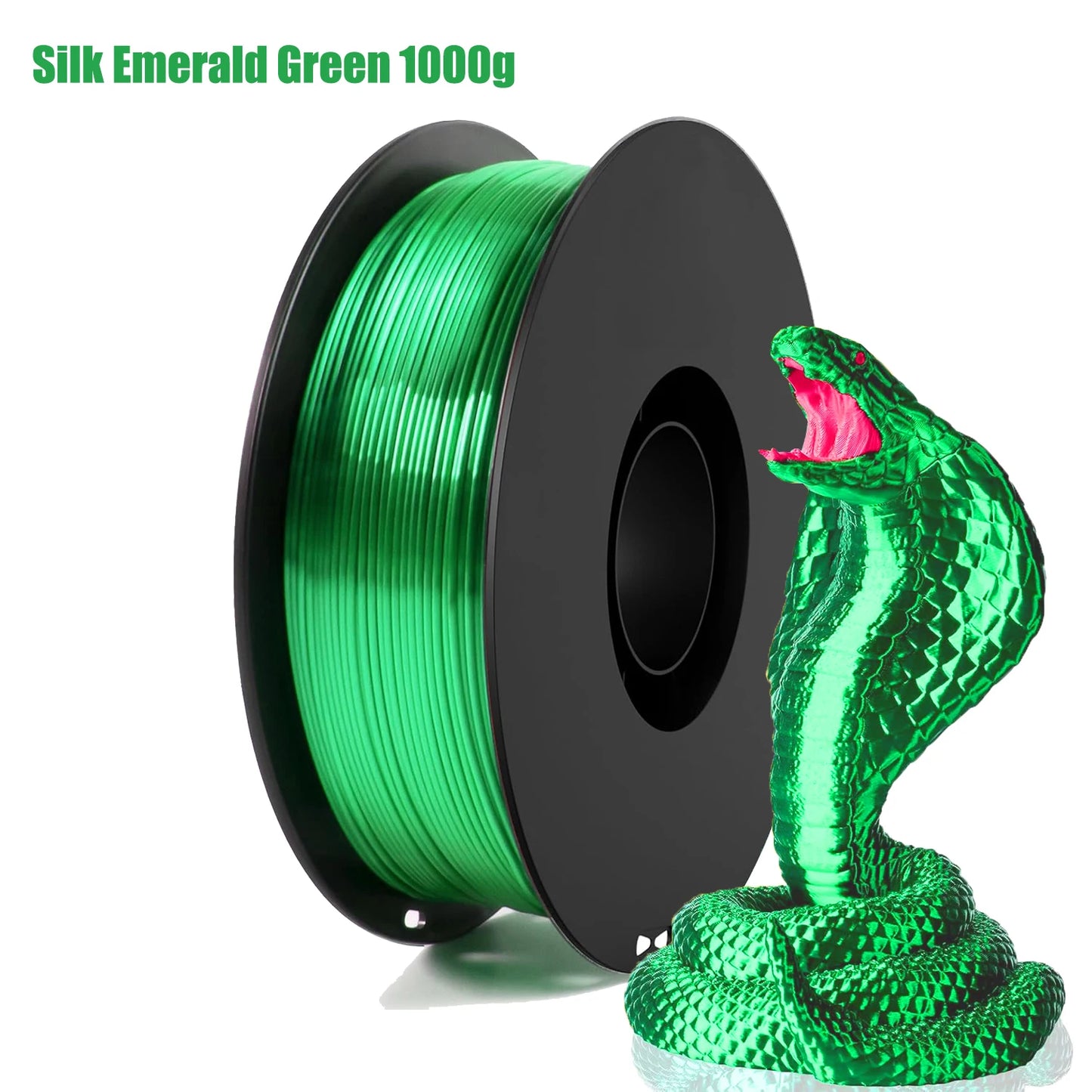 Silk PLA Filament 1.75mm Metal Shine 250g–1kg | DINGSUN 3D