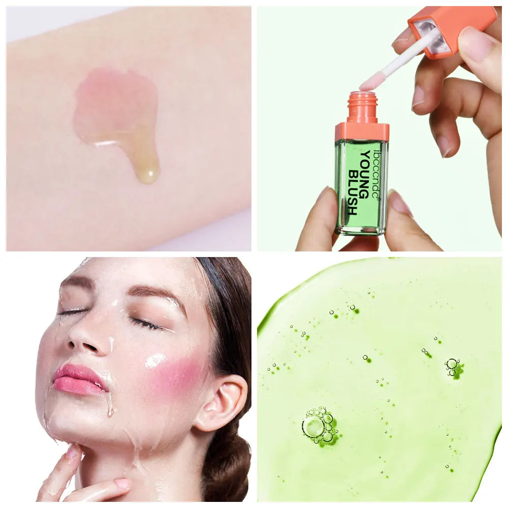 Color Change Blush Oil Pink Blusher Moisturizing Makeup Oil For Face Cheeks Natural Ph Color Changing Liquid Blush 6.5ml Peaceful Pleasures Health and Wellness