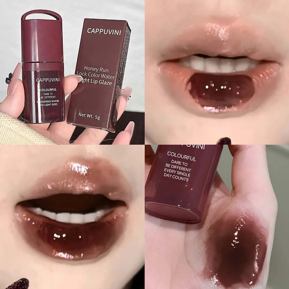Cappuvini Jelly Mirror Lip Gloss – Hydrating K-Beauty Lip Tint