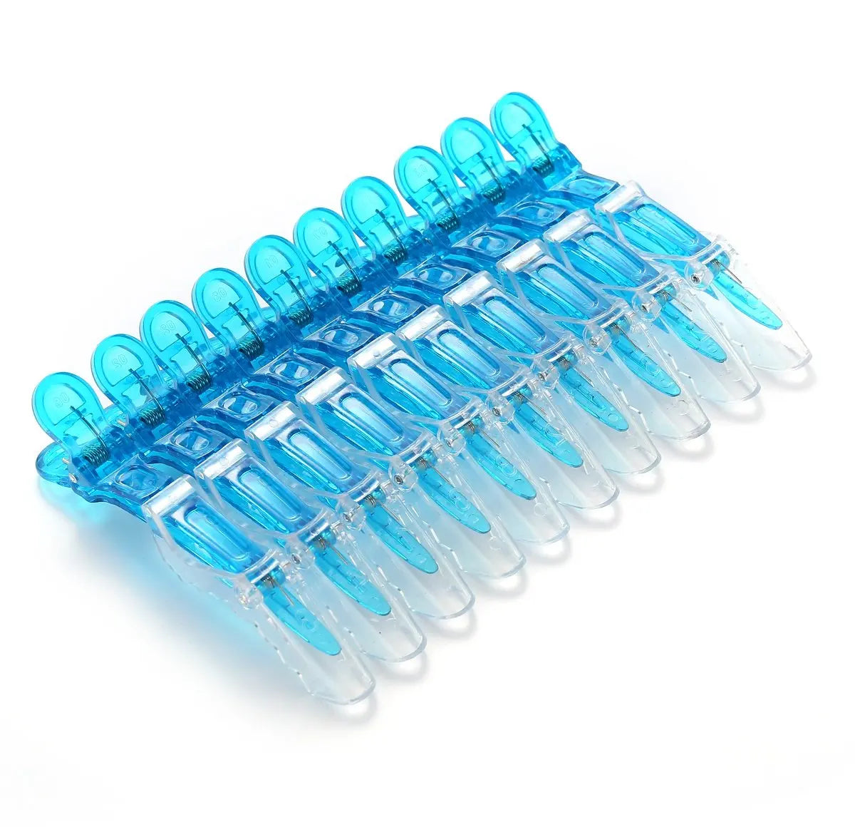 10pcs/Lot Hairdressing Clips Haircut Partition Styling Hairpins Non Slip Alligator Clips Barber Professional DIY Accessories Peaceful Pleasures Health and Wellness blue CN