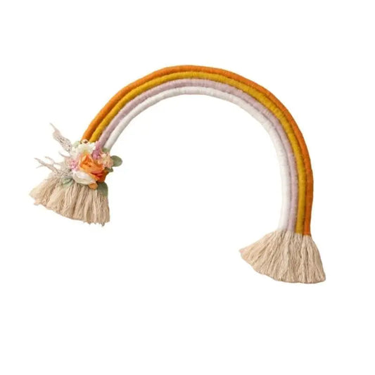 Rainbow Newborn Photography Prop | Cotton Nursery Wall Decor