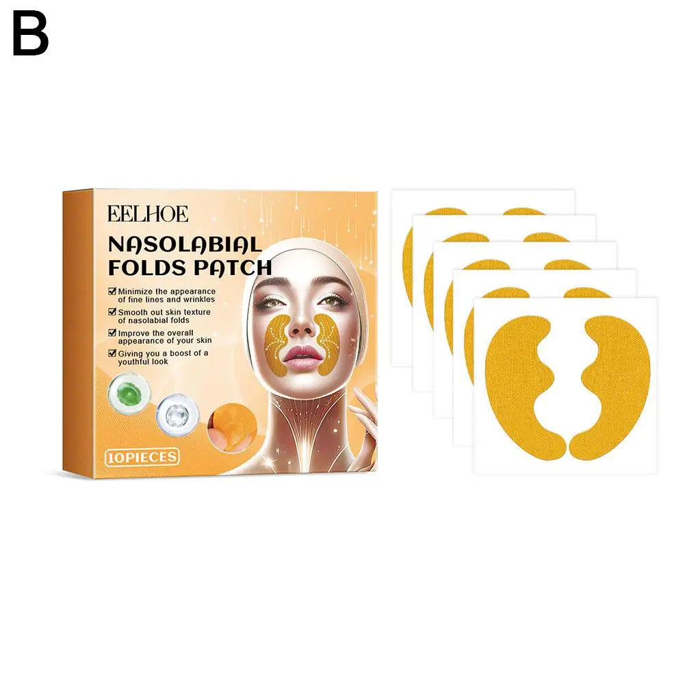 10-Pack Anti-Wrinkle Collagen Firming Patches | Forehead & Eye