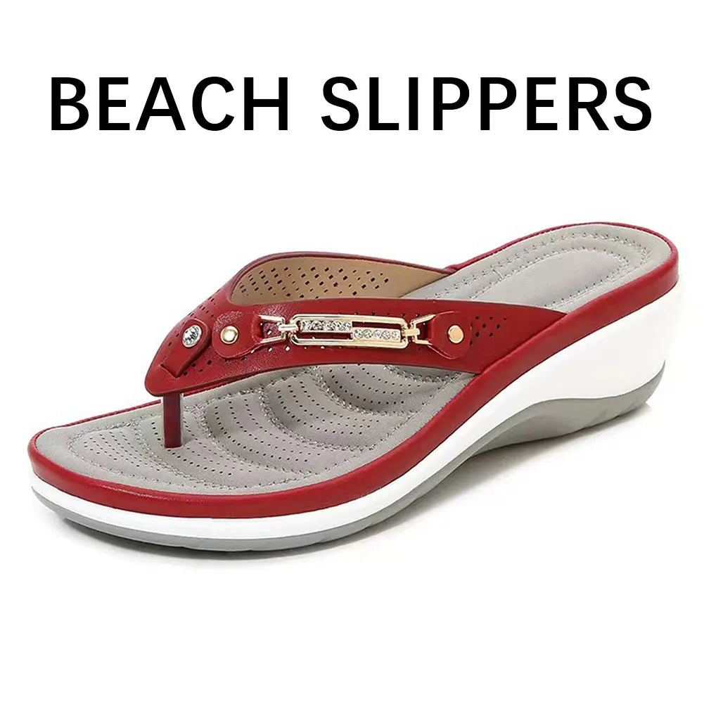 2024 Women's Slippers New Fashion Slides Non-Slip Shoes Beach Sandals Women Outside Leisure Flip Flops Wear Open Toe Peaceful Pleasures Health and Wellness