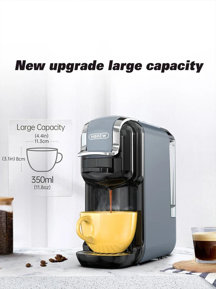 HiBREW Multiple Capsule Coffee Machine 5 in 1 | 20 Bar Coffee Machines Peaceful Pleasures Health and Wellness
