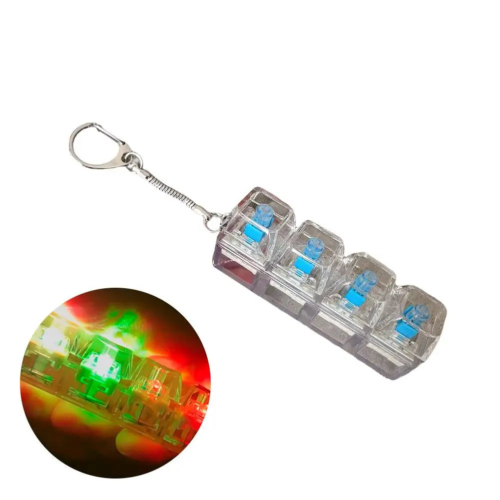Mechanical Keyboard Fidget Keychain – DIY Keycap Stress Toy
