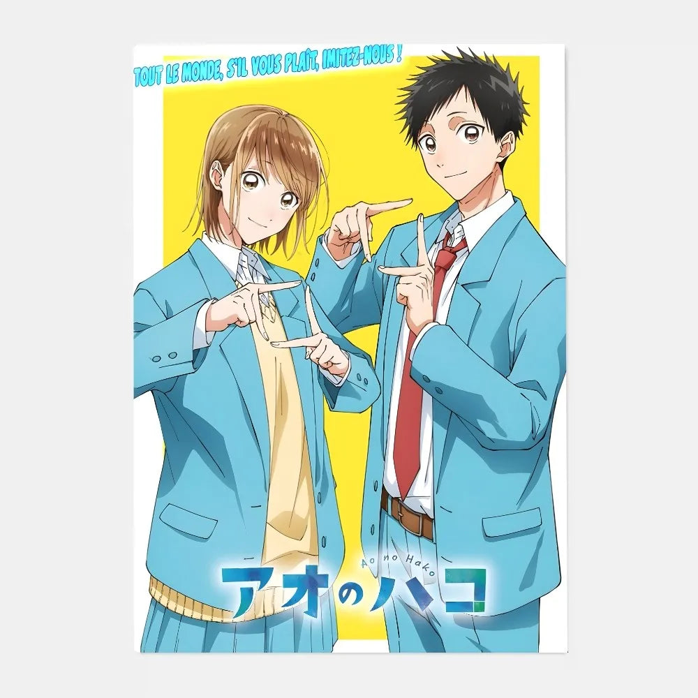 Anime Ao No H-hako Poster HD art sticky wall waterproof home living room bar decoration Peaceful Pleasures Health and Wellness