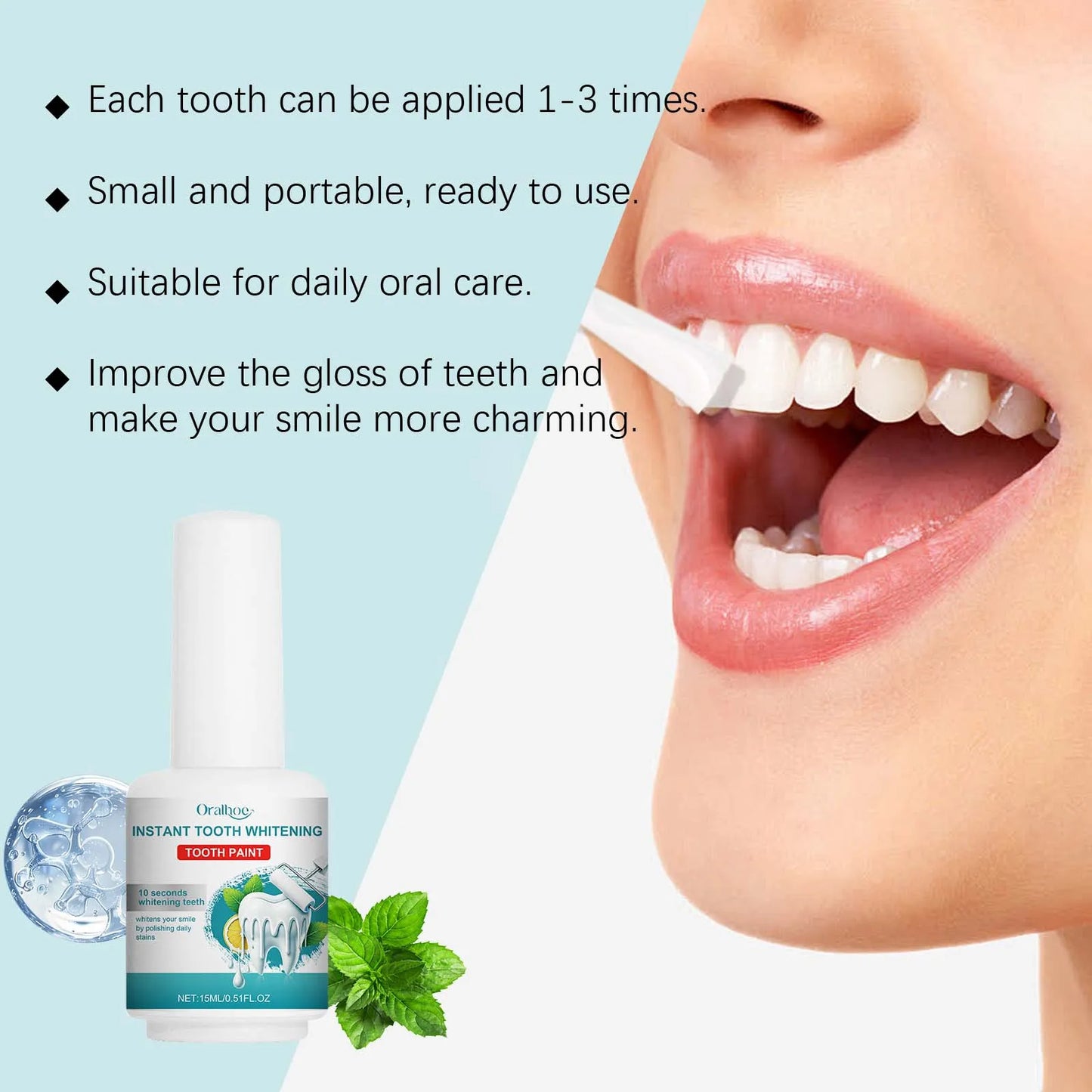 Teeth Whitening Serum – Brighten Smile & Reduce Yellowing 15ml