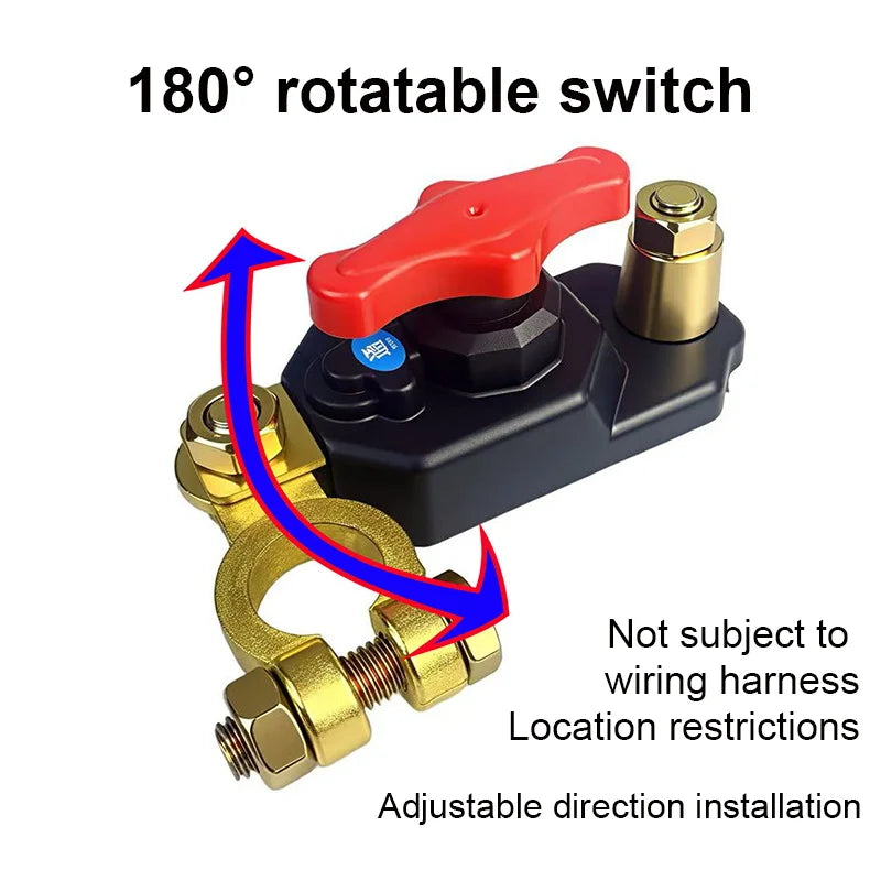 Car Battery Disconnect Switch 16-17mm | Universal Cut-Off Knob