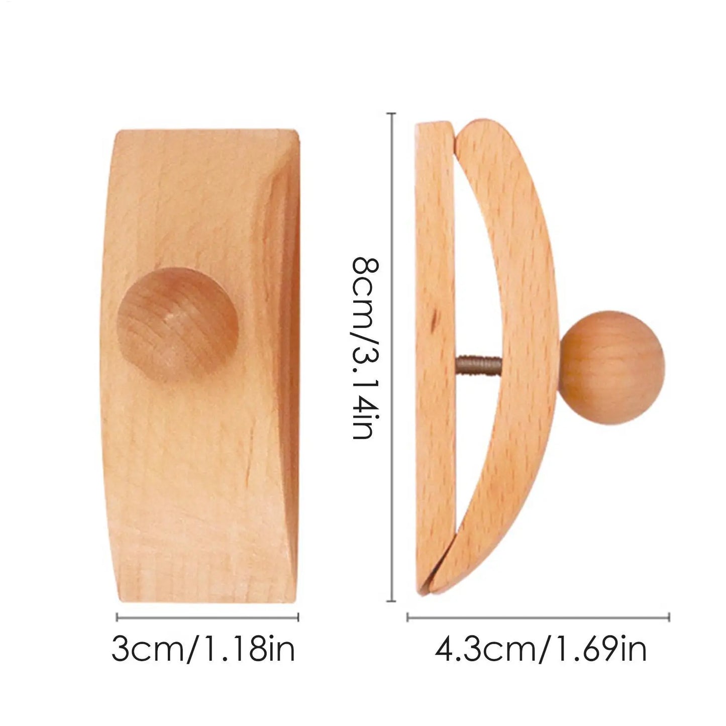 4pcs Wooden Wall Hanger, Invisible Clips For Hanging Quilts, Tapestries, Blankets, Throws, Shawls As Home Decor Peaceful Pleasures Health and Wellness