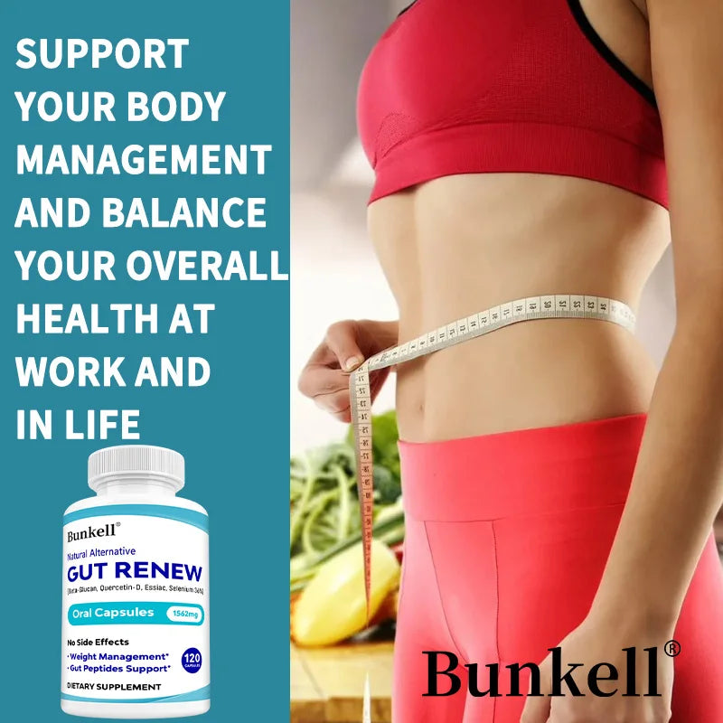 Bunkell Gut Health Supplement – Probiotic, Liver Detox & Immune Support