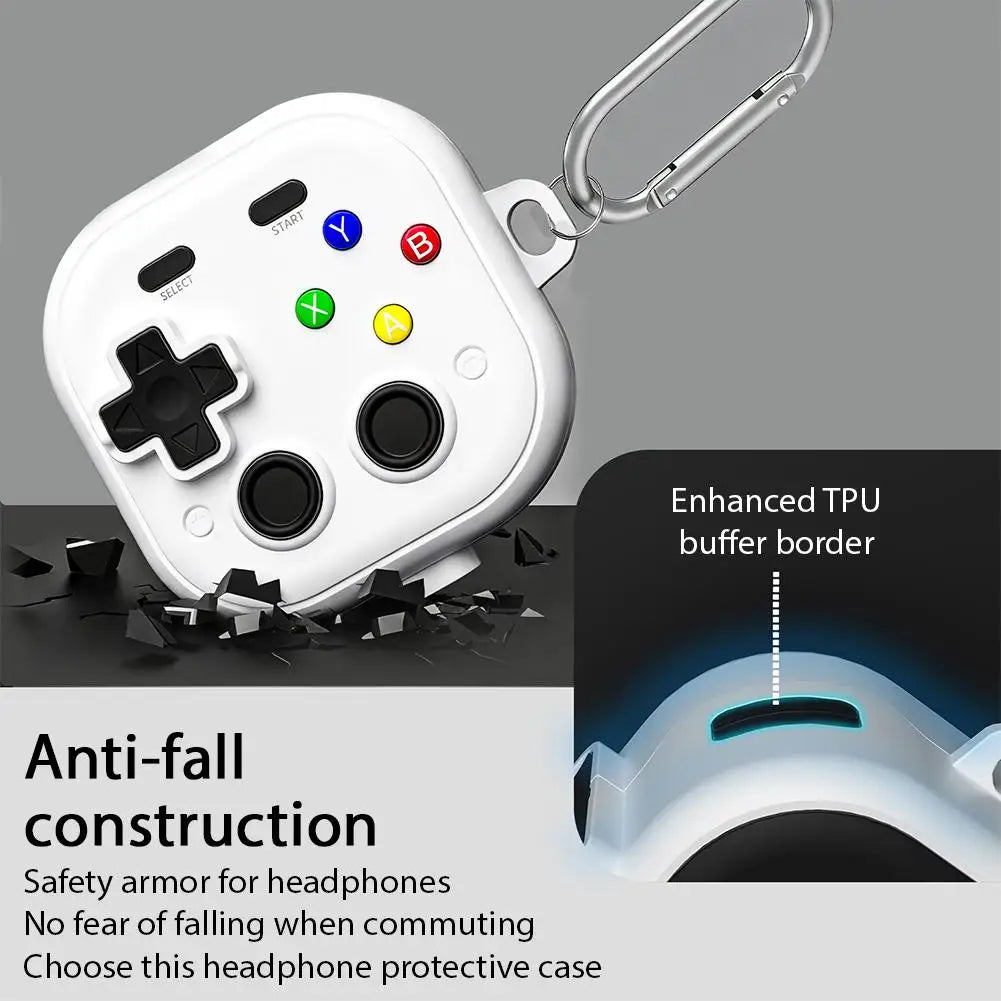 New For Samsung Galaxy Buds 4/4 Pro （2026）Cases Game Controller Design Protective Case With Cleaning Kit For Galaxy Buds4/4Pro Peaceful Pleasures Health and Wellness