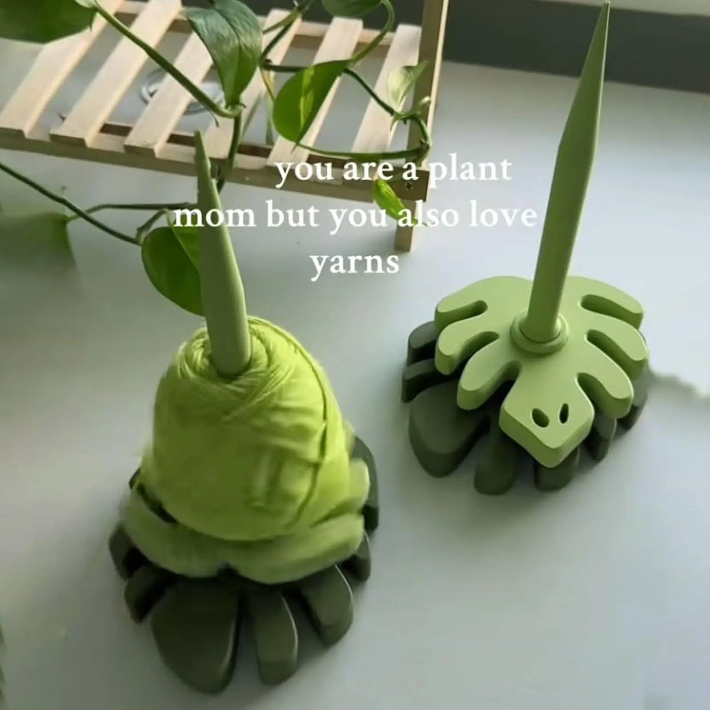 Yarn Holder Spin Yarn Holder for Crocheting 3D Printed Stand Accessories Spool Knitting Sewing Crafts Arts for Adults Beginners Peaceful Pleasures Health and Wellness