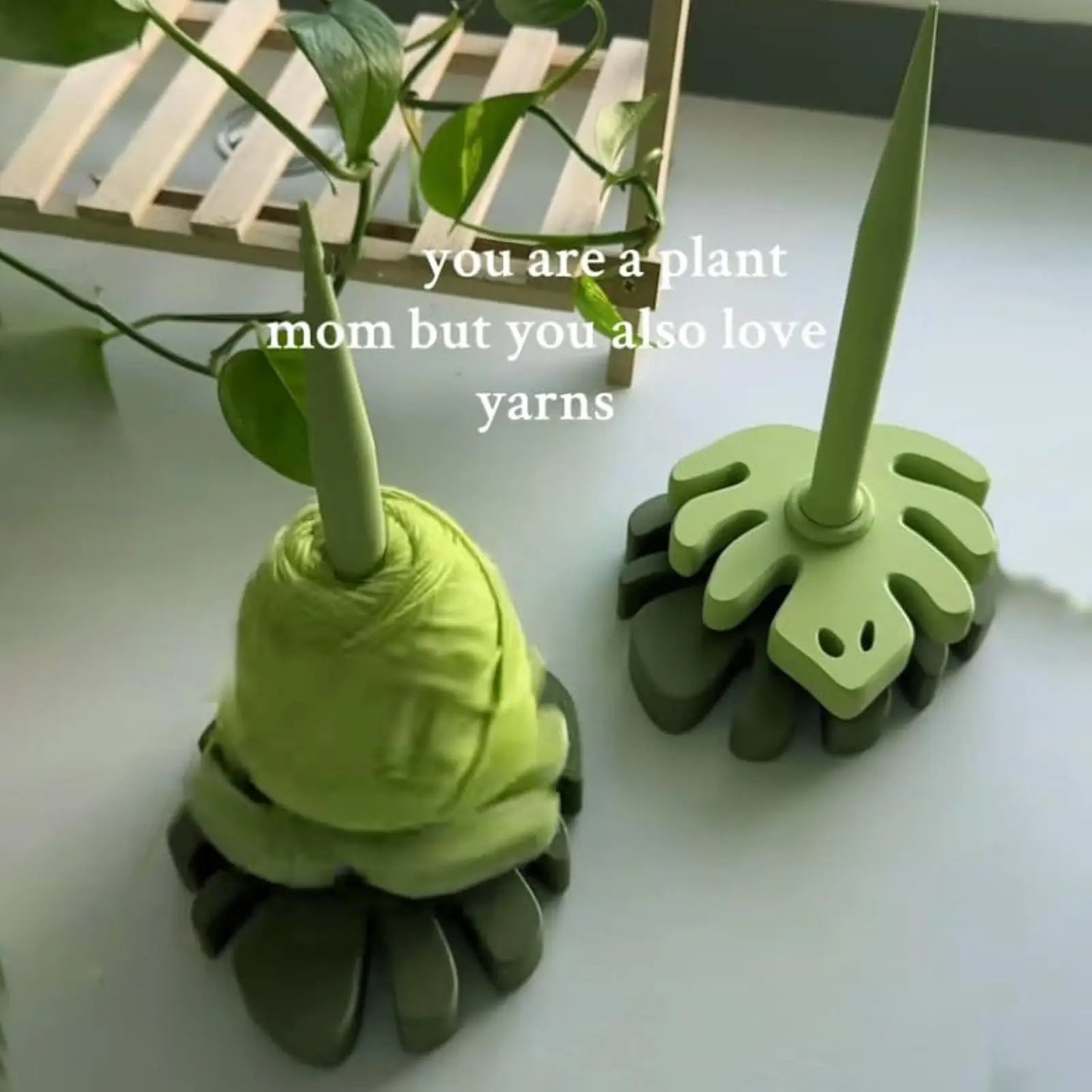 Yarn Holder Spin Yarn Holder for Crocheting 3D Printed Stand Accessories Spool Knitting Sewing Crafts Arts for Adults Beginners Peaceful Pleasures Health and Wellness
