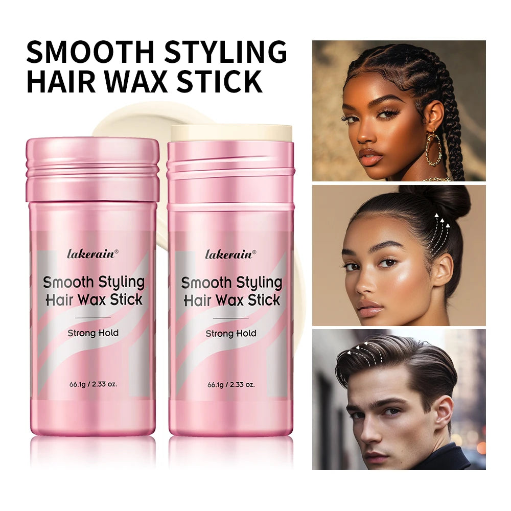 Hair Styling Wax for Women Anti Frizz Smoothing Professional Pomade Hair Mud Control Messy Hairs Wax Rod Peaceful Pleasures Health and Wellness 2pcs