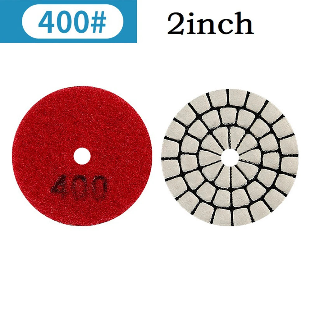 1X Dry Polishing Pad Granite Marble Sanding Disc Stone Dia-mond