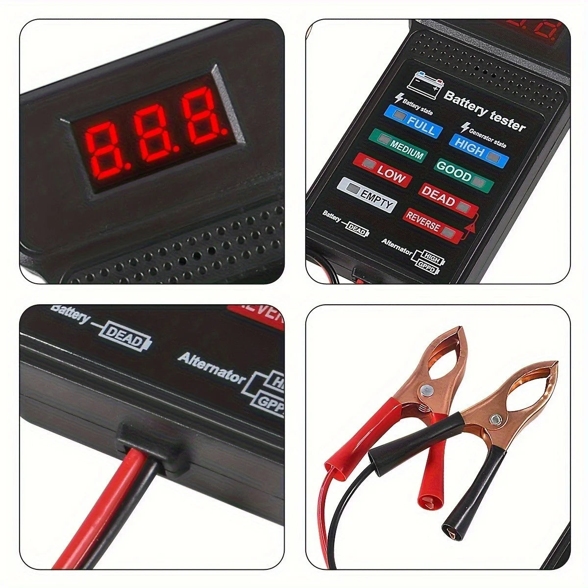 Battery Defect Detection Tool, Battery Health Check, Generator Condition Check Sold 45 Pieces from Peaceful Pleasures Health and Wellness