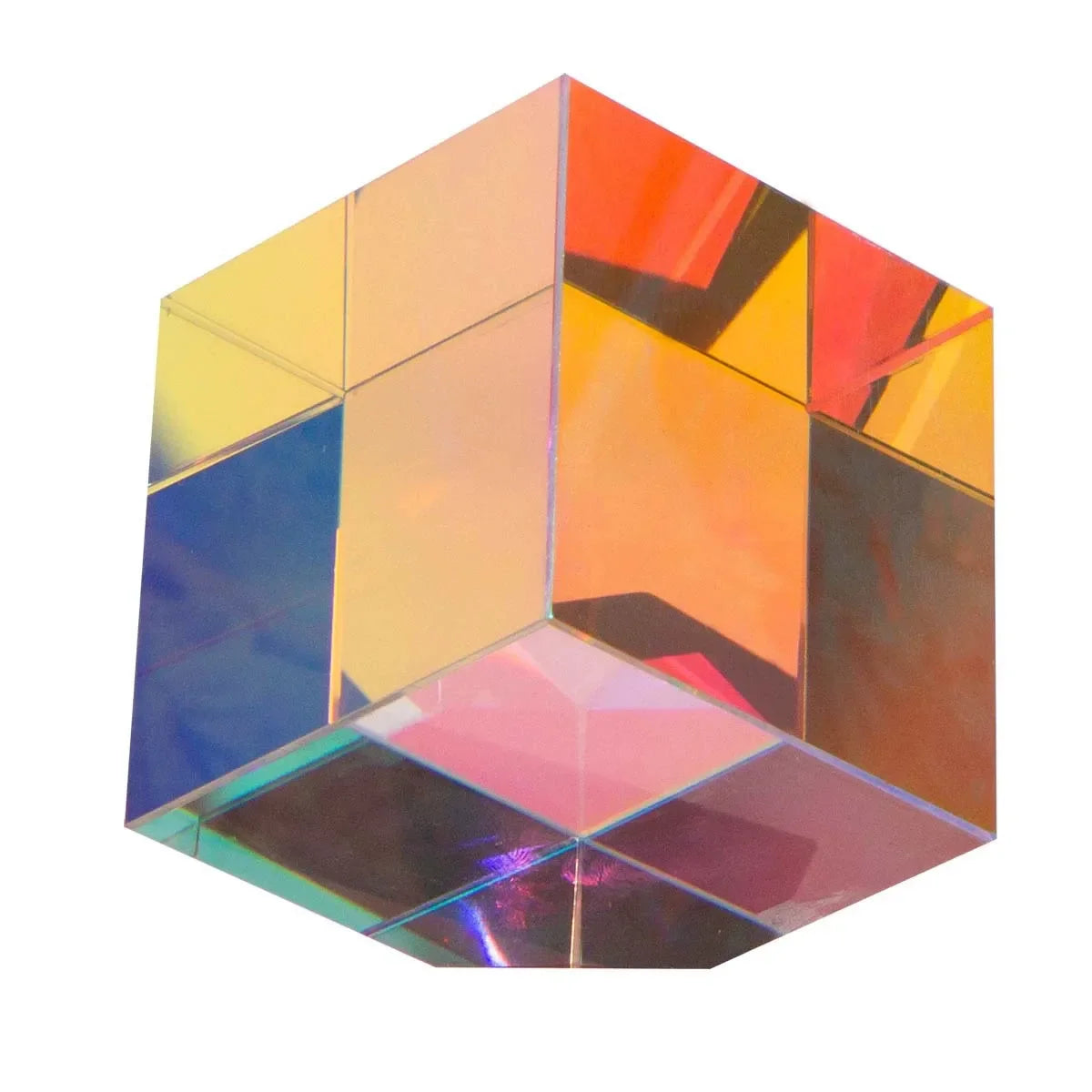 X-Cube Dichroic Crystal Prism – RGB Spectrum Physics Toy Gift