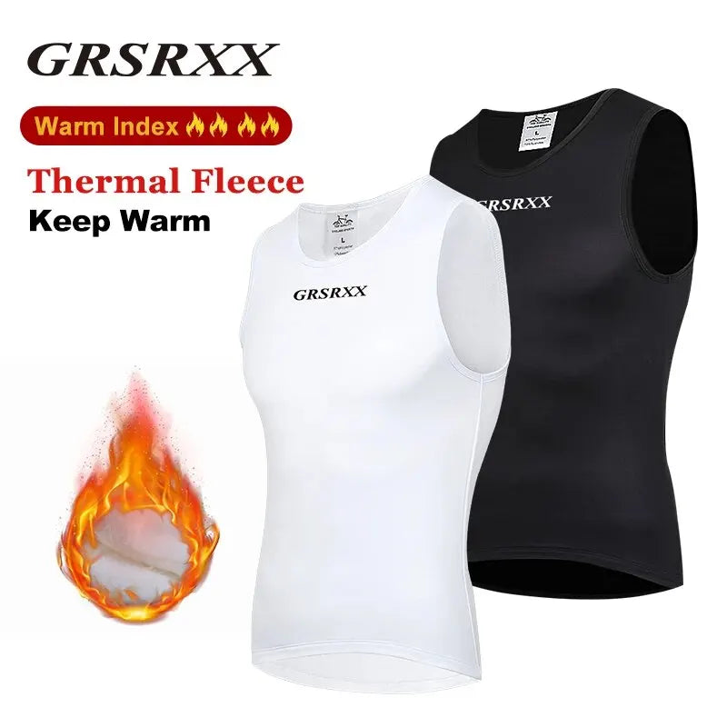 Winter Fleece Cycling Vest – Thermal Base Layer Men & Women