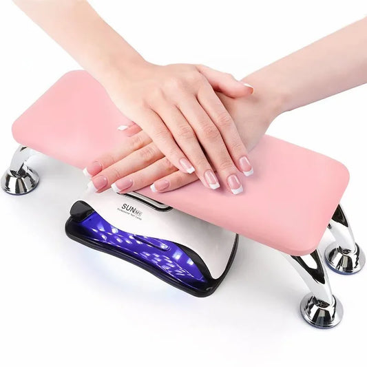 Armrest and Nail Art Mat Set for Nail Salons Ultra-fine Fiber Leather Hand Pillow Anti-slip and Wear-resistant Universal for Peaceful Pleasures Health and Wellness
