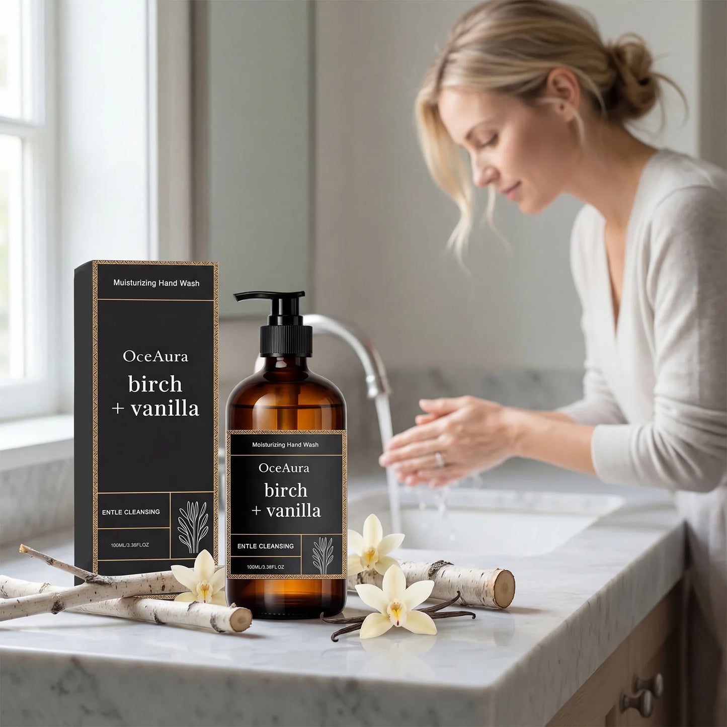 Vanilla Extract Moisturizing Hand Wash – Nourishing Liquid Soap