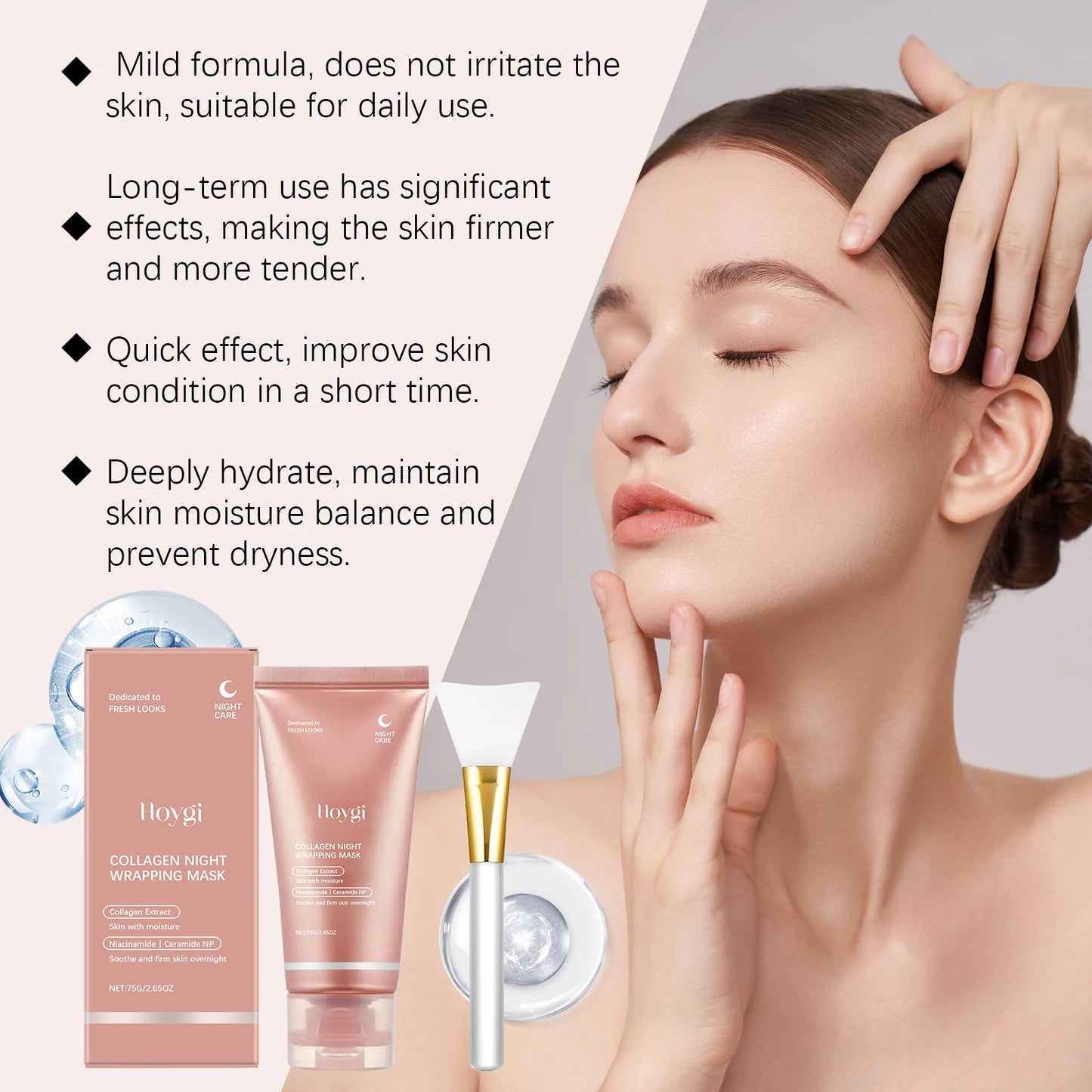 Collagen Peel-Off Face Mask – Firming, Hydrating & Pore Shrinking