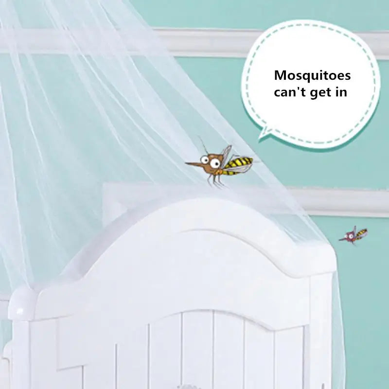 Baby Crib Mosquito Net Dome Canopy | Infant Bug-Proof Bed Net