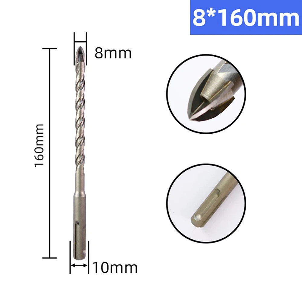 Tile Porcelain Drill Bits Alloy Steel SDS Shank Carbide Ceramic Stone