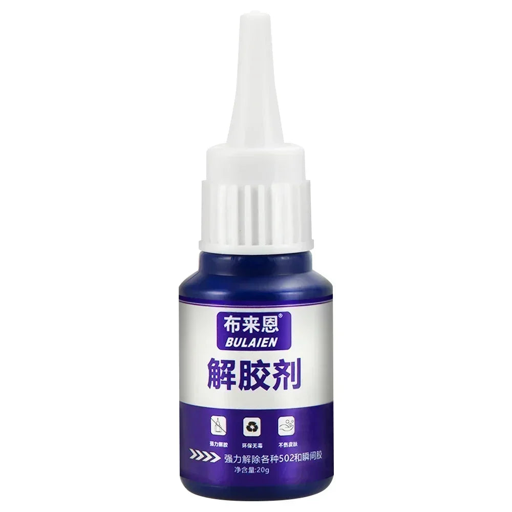 502 Glue Dispergator Debonder Remover Cleaning Quick-drying Instant Adhesive Liquid Tool Peaceful Pleasures Health and Wellness 20g