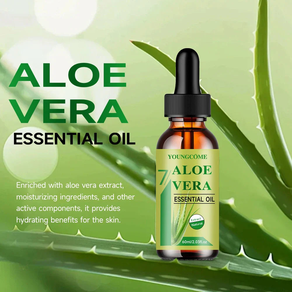 Organic Aloe Vera Oil – Hydrating Skin & Hair Nourishing Oil