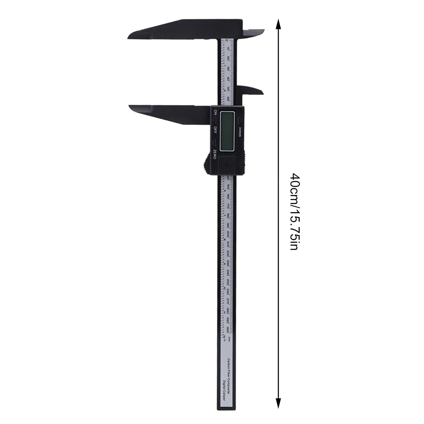 150mm/300mm Digital Electronic Caliper Carbon Ruler with Long Jaw Measuring Tool Electronic Caliper Ruler Measuring Tool Caliper Peaceful Pleasures Health and Wellness