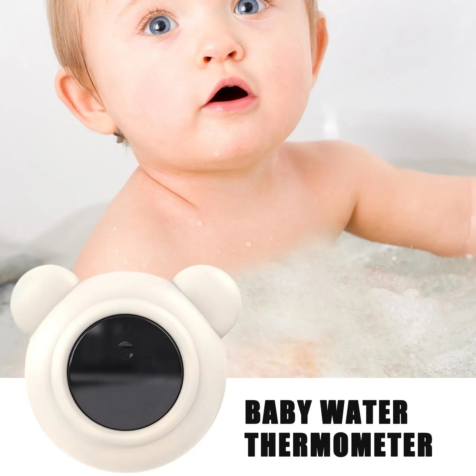 Cartoon Baby Bath Thermometer | Touch Control LED Display Baby Bath Thermometer Peaceful Pleasures Health and Wellness