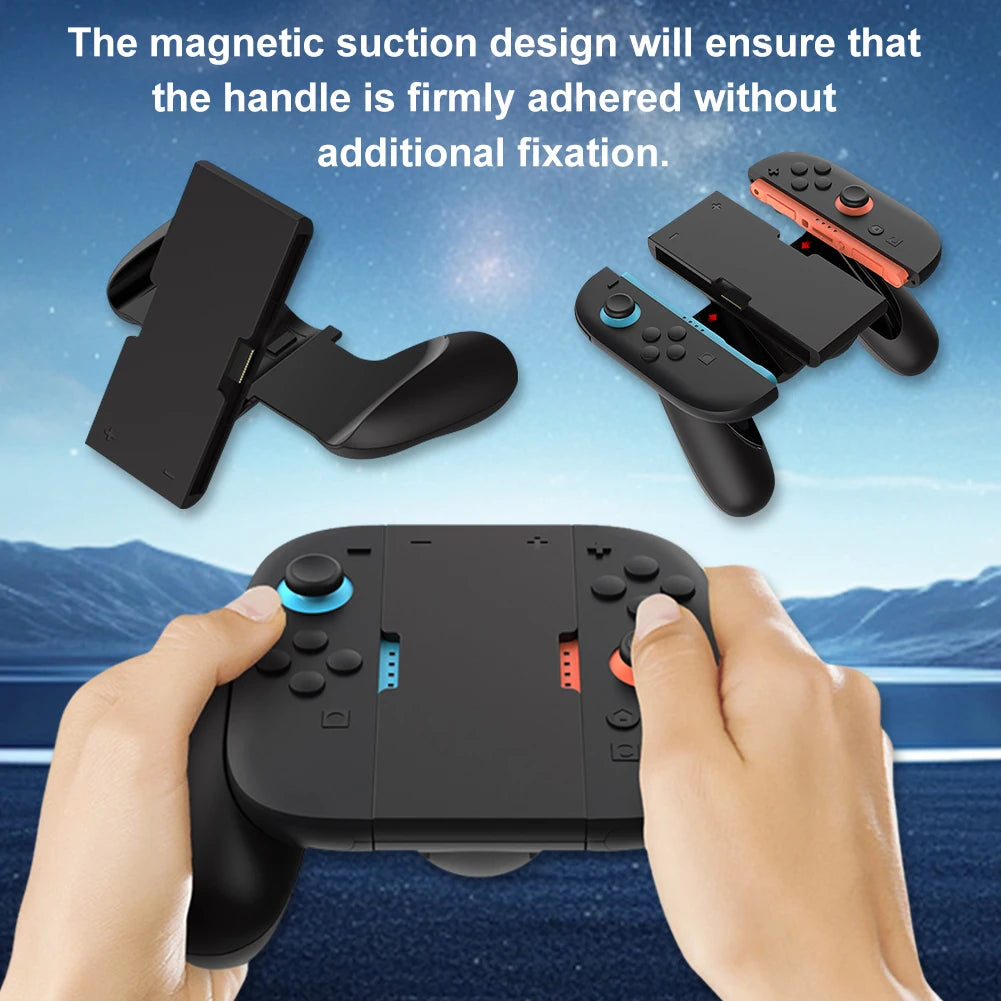 Charging Grip for Switch 2 Joy-Con Gamepad Support Bracket ABS Gamepads Grip Handle Bracket Holder Game Accessories Peaceful Pleasures Health and Wellness